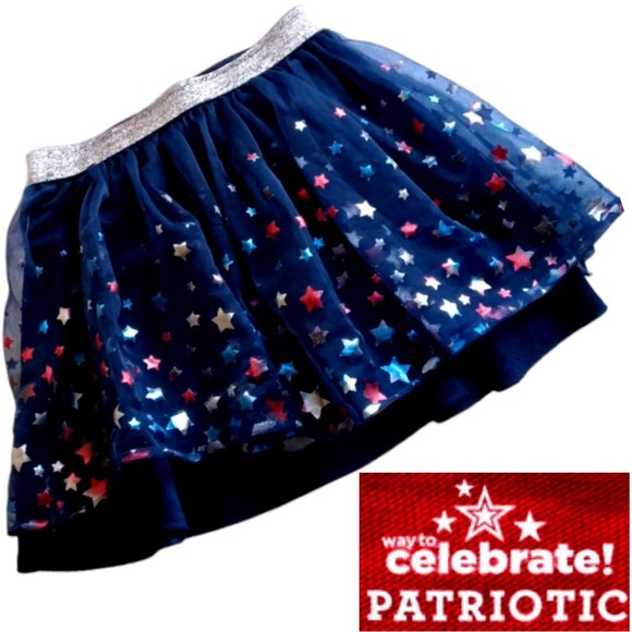 NWOT| Star Spangled Tulle Skirt ⭐ 4T - Picture 1 of 16